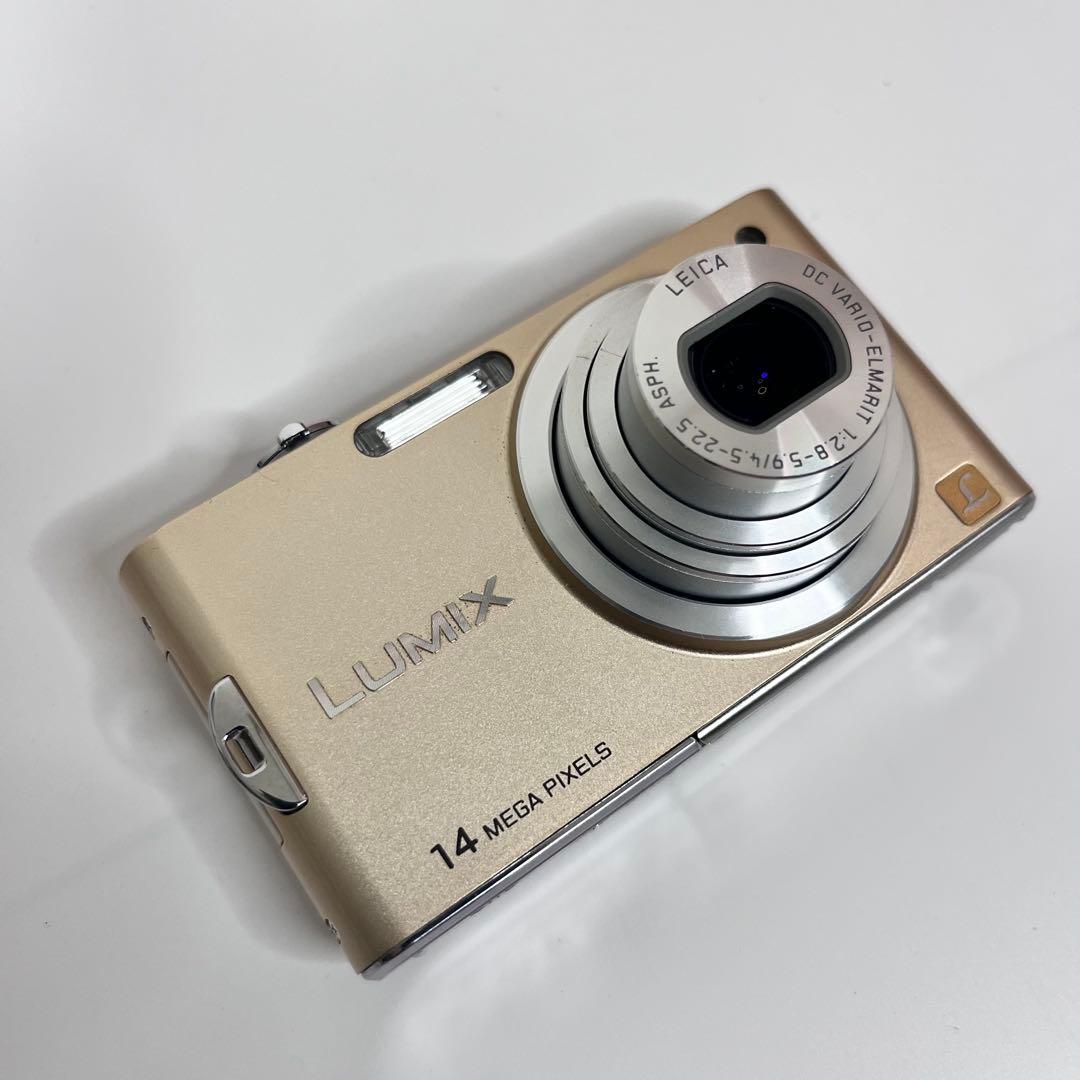 Panasonic DMC-FX66 コンパクトデジタルカメラ ゴールド