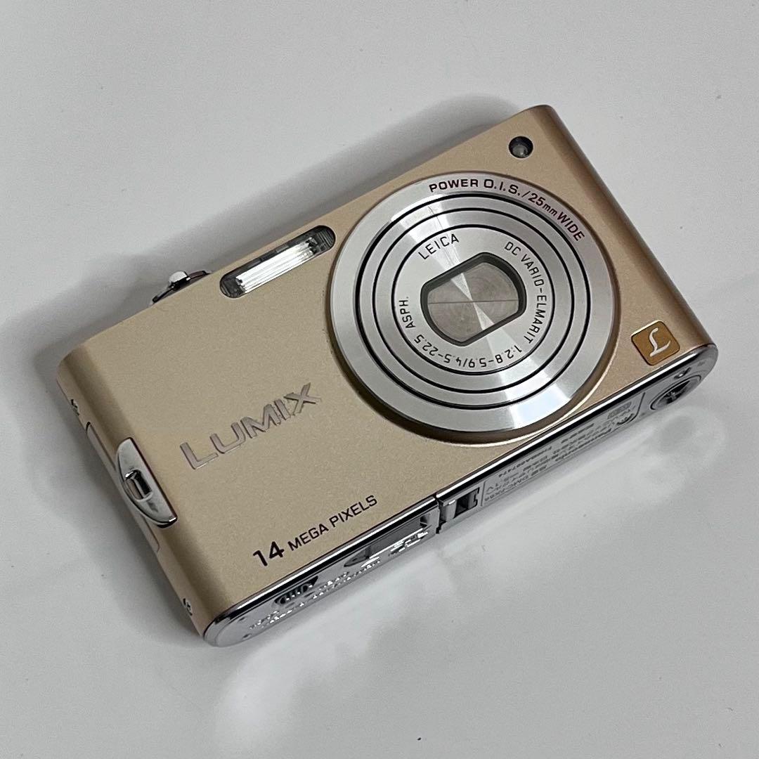 Panasonic DMC-FX66 コンパクトデジタルカメラ ゴールド