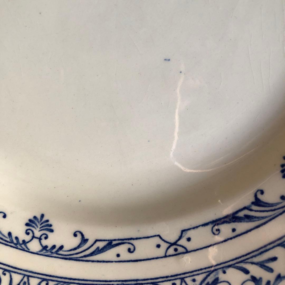 ②Creil et Montereau Colbert 平皿 アンティーク