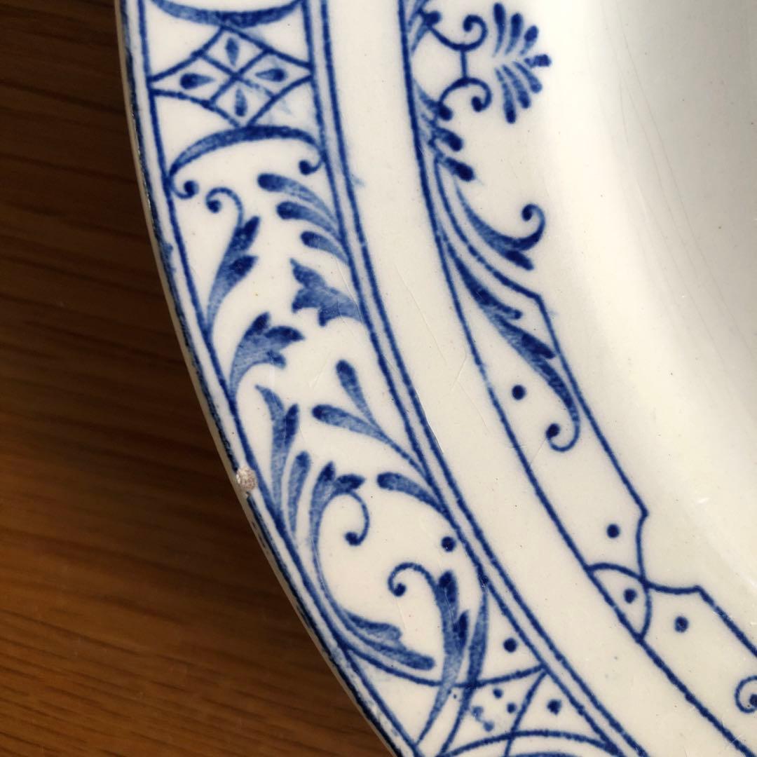 ②Creil et Montereau Colbert 平皿 アンティーク