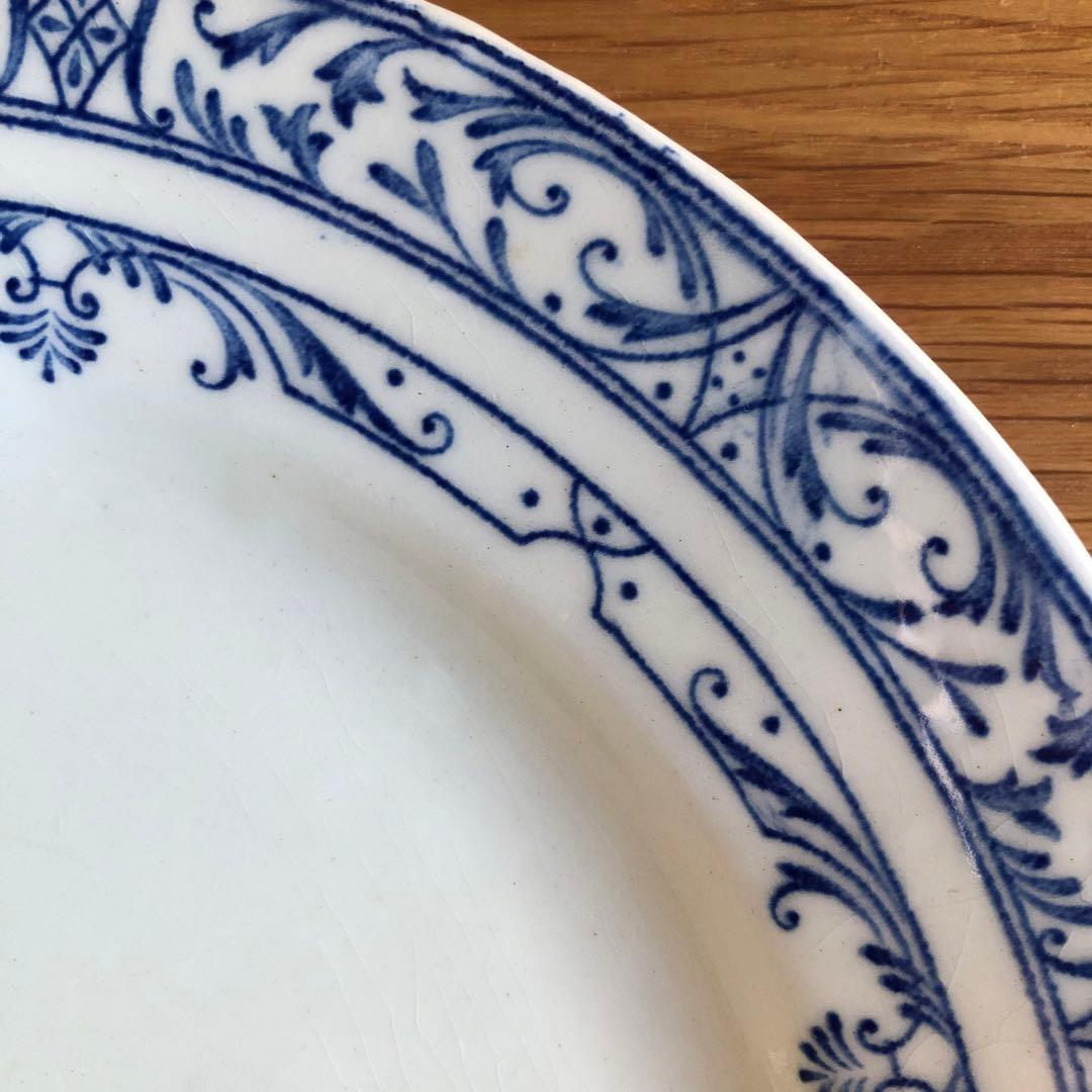 ②Creil et Montereau Colbert 平皿 アンティーク