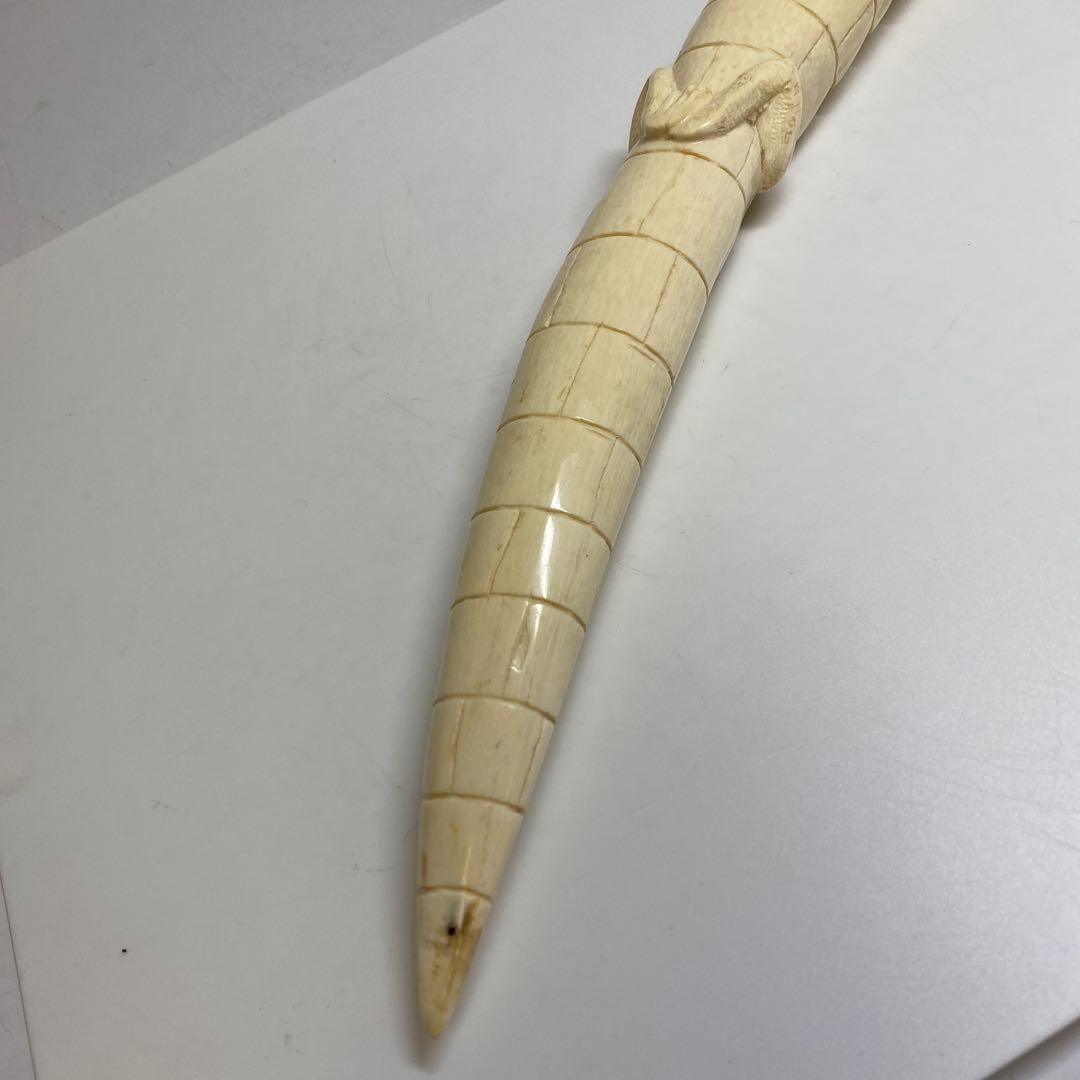 専用　極上　ワニ　置物　トヒニ　873g 東S8-0401☆2F