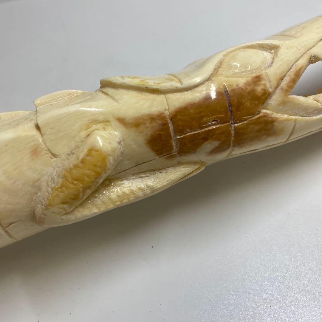 専用　極上　ワニ　置物　トヒニ　873g 東S8-0401☆2F