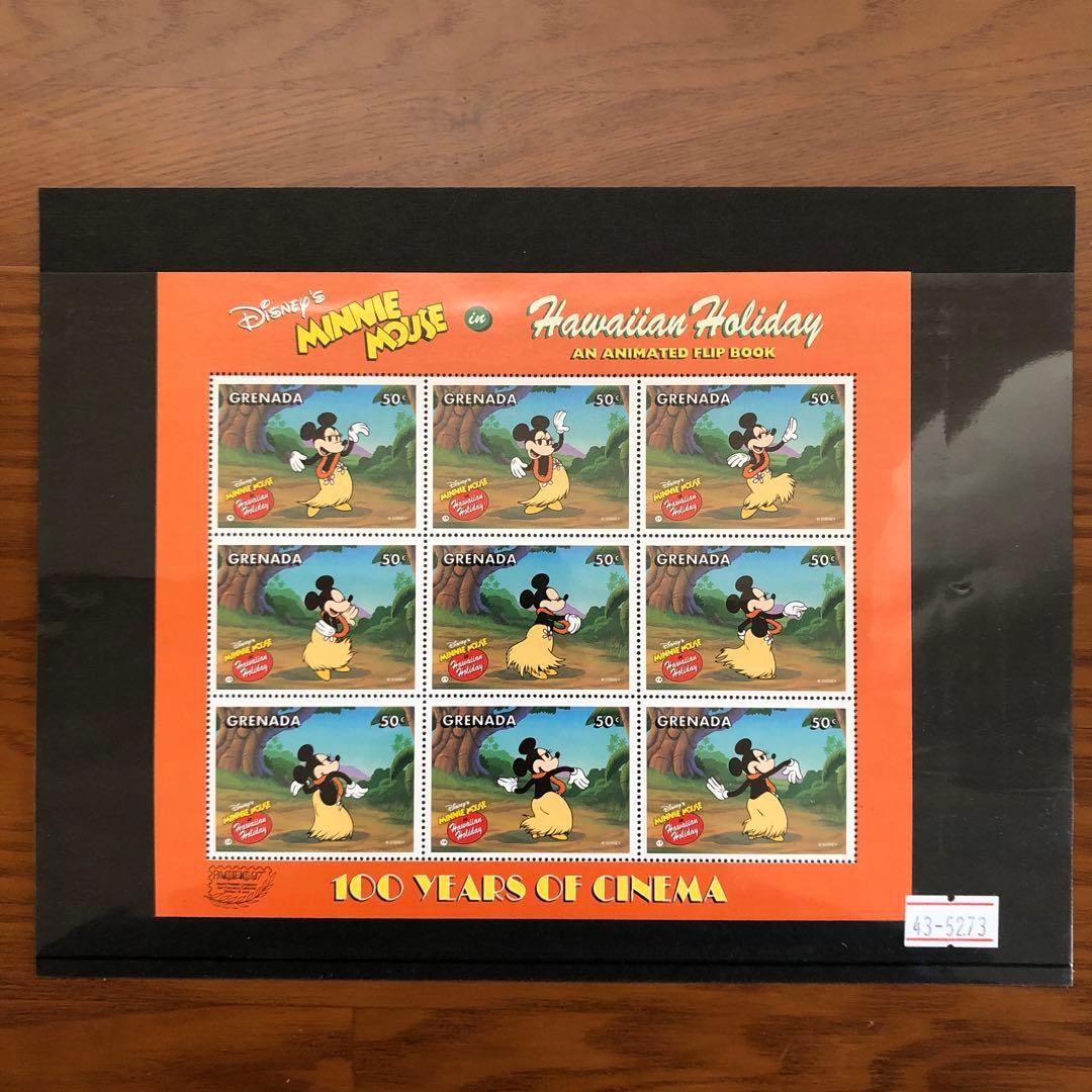 ミッキ&ミニー誕生70年記念切手セット