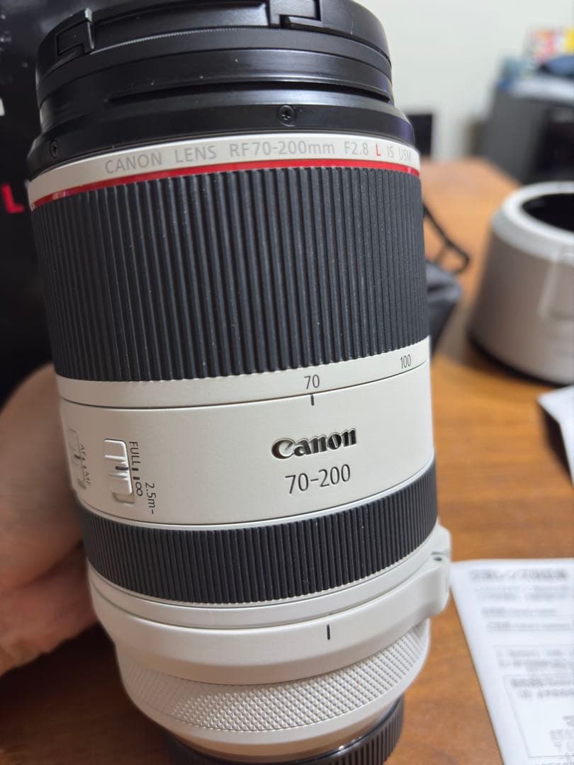 美品Canon RF70-200mm F2.8 L IS USM プロテクター付