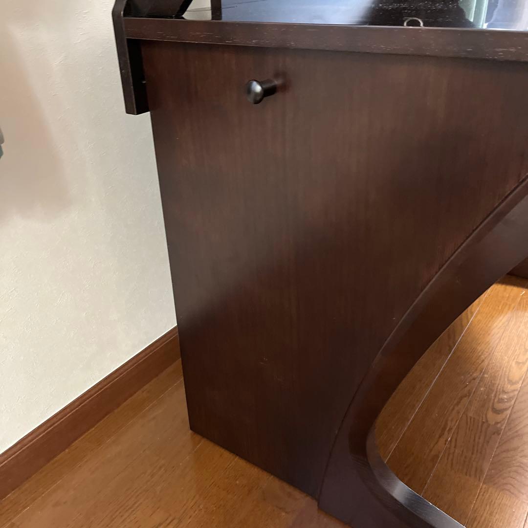 【カリモク】天然木製　学習机　①机　机本体のみ