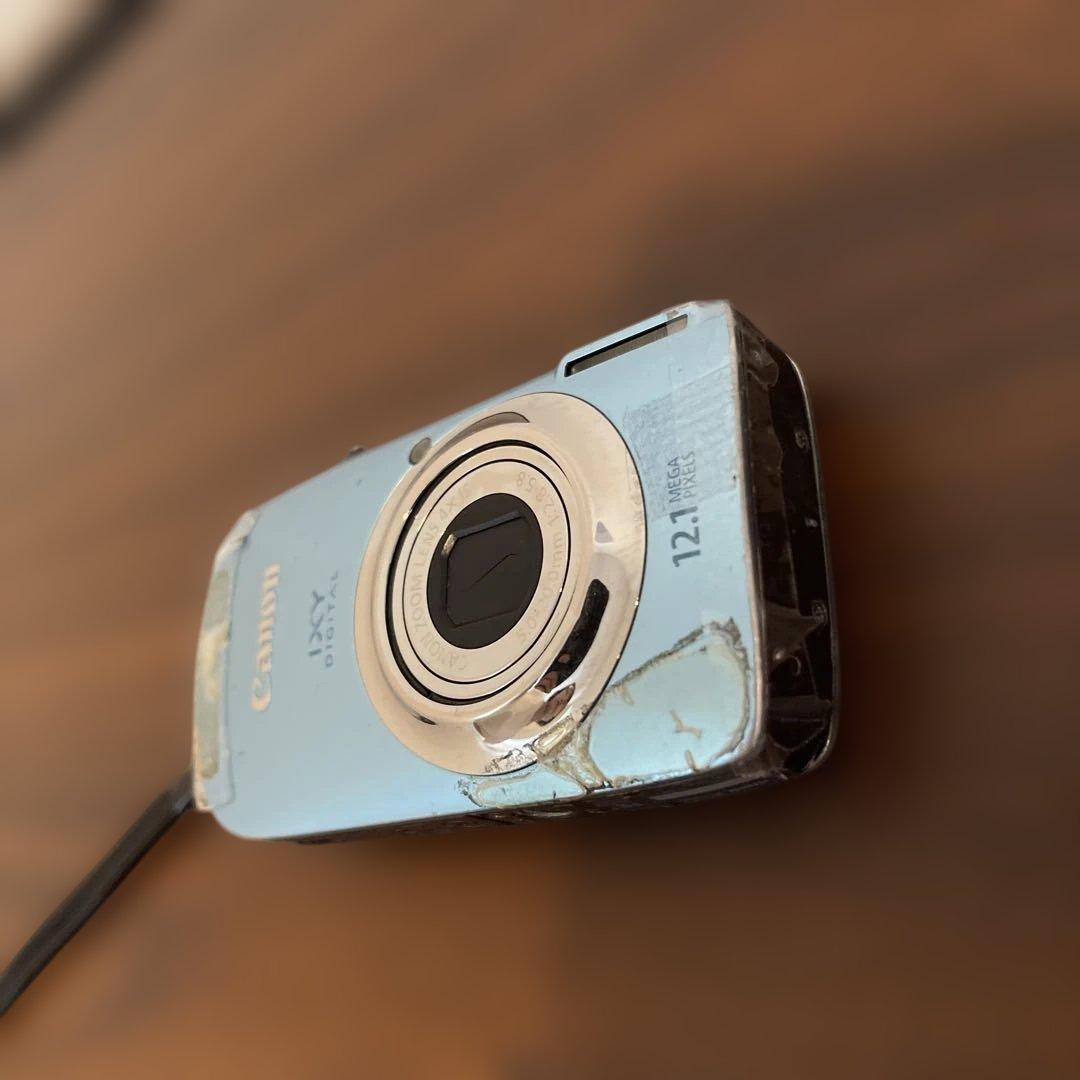 4258 Canon IXY 510IS ブルー デジカメ