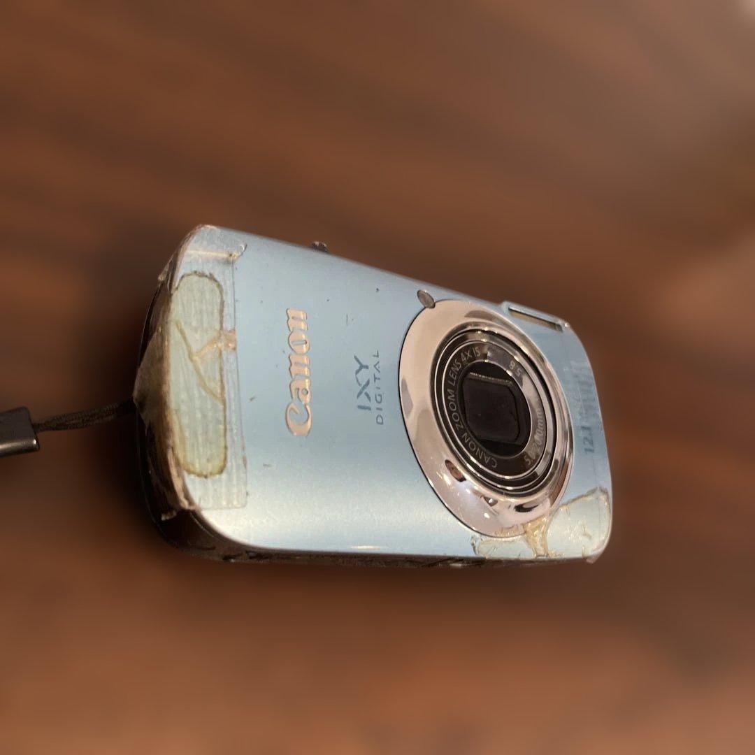 4258 Canon IXY 510IS ブルー デジカメ