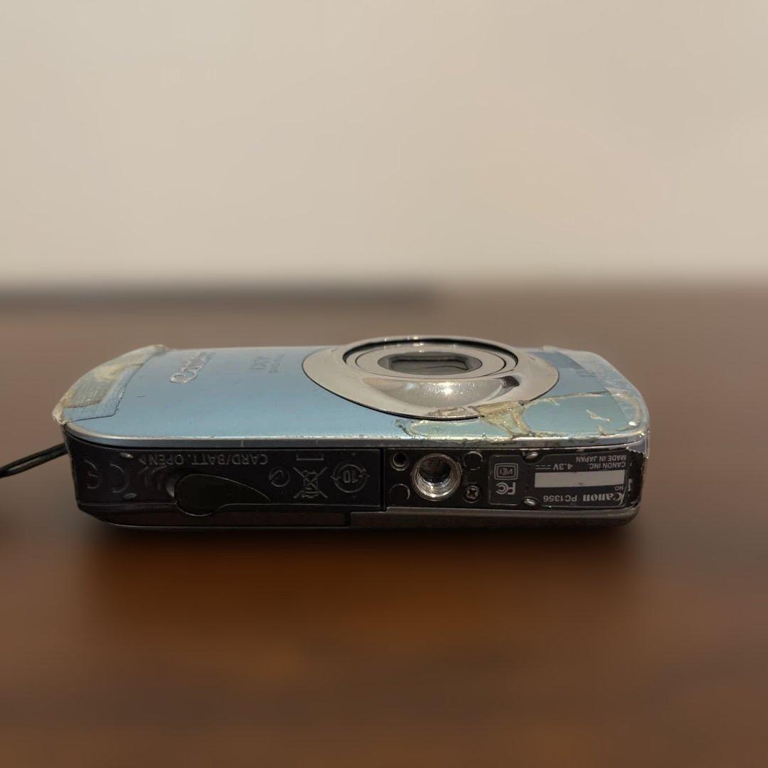 4258 Canon IXY 510IS ブルー デジカメ