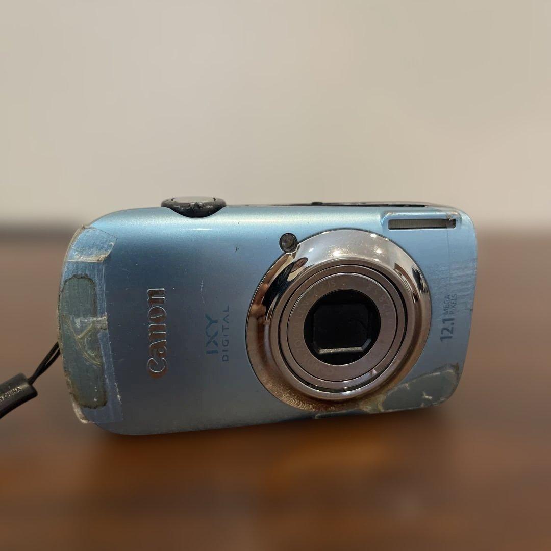 4258 Canon IXY 510IS ブルー デジカメ