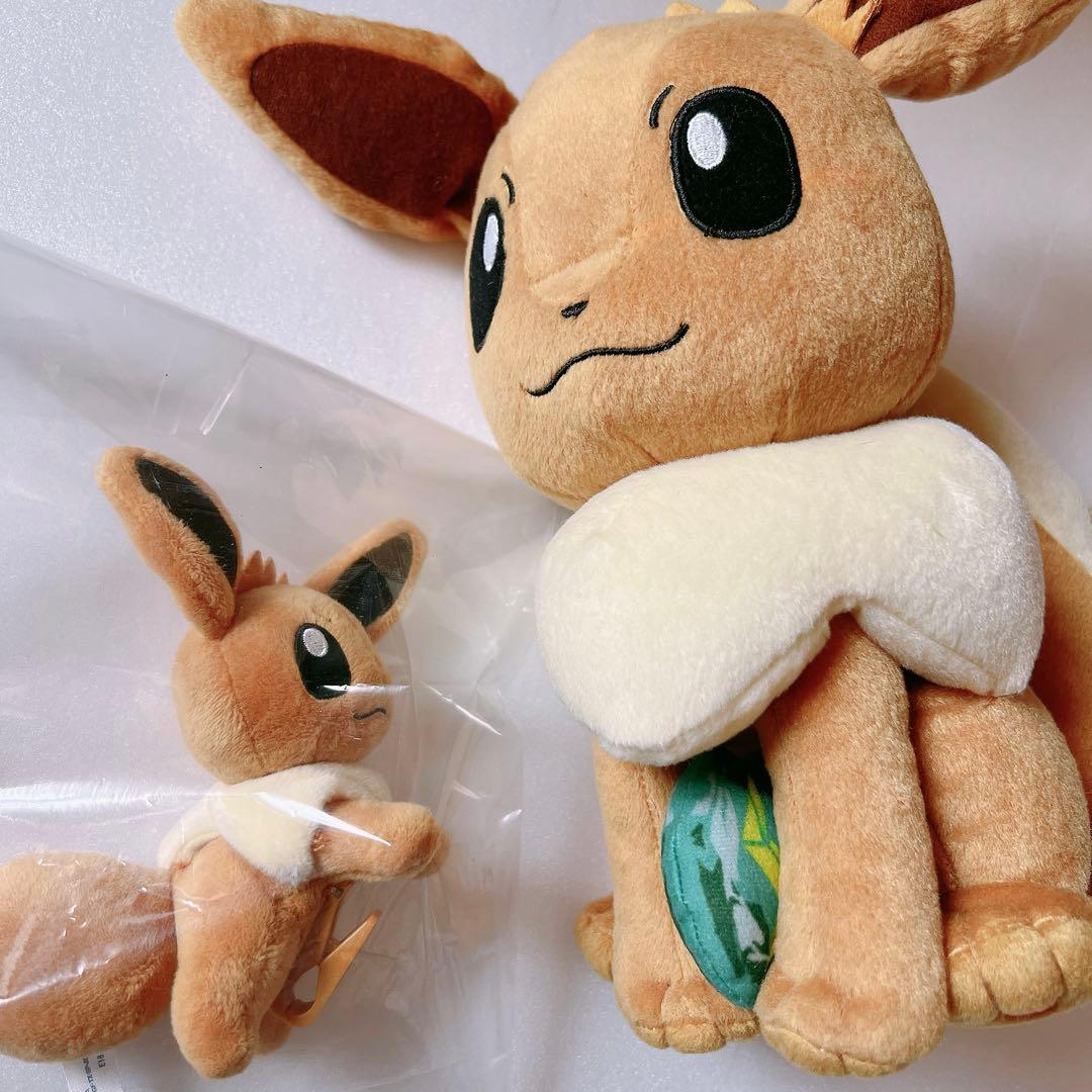 ポケモン ちっちゃいかたのり ぬいぐるみ イーブイ　進化の石