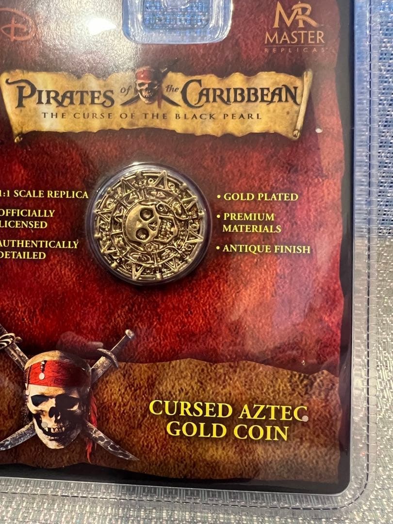 マスターレプリカ製 アステカの金貨 映画パイレーツオブカリビアン ディズニー公認