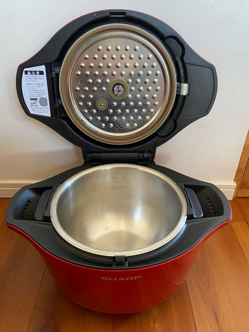 2020年製 SHARP ヘルシオ ホットクック KN-HW24C-R 2.4L