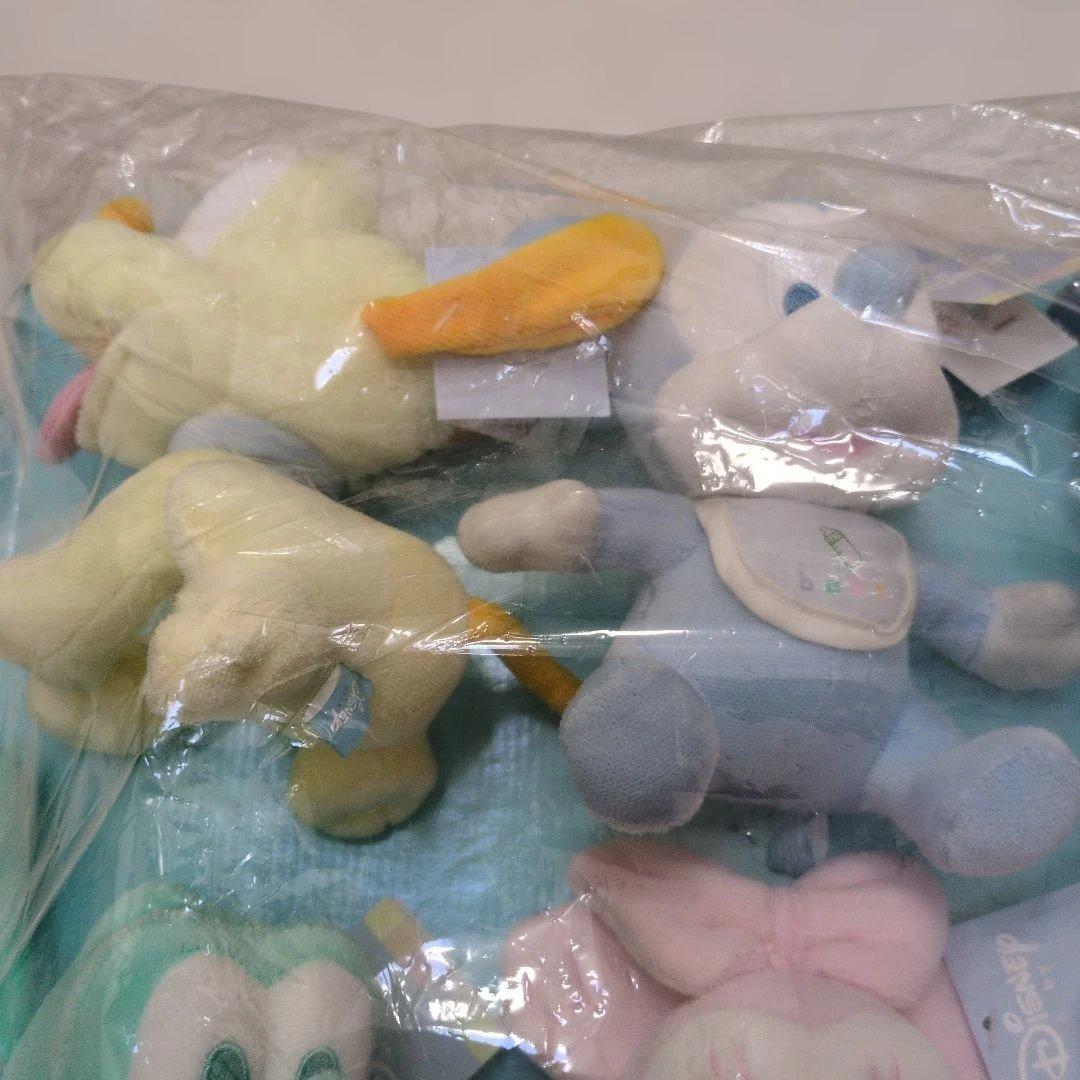★レア タグ付き Disney baby 水色 ベビー ぬいぐるみ