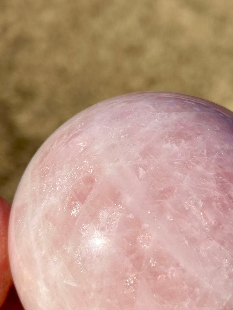 超大玉1kg❣️⭐️ローズクオーツ❤︎スフィア　ラブ　 愛情　⭐️