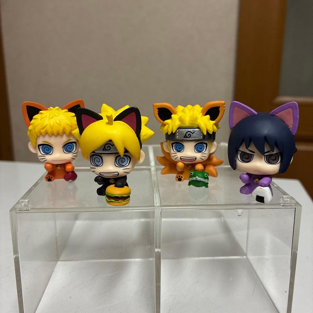 ぷちきゃらランド 招き猫 ナルト　ボルト　フィギュア