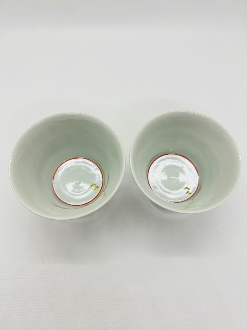 【新品】　工房あめつち　色絵　松広東碗　2個セット