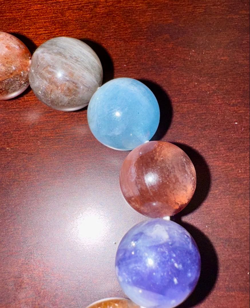 天然石多宝ブレスレット　内径16cm