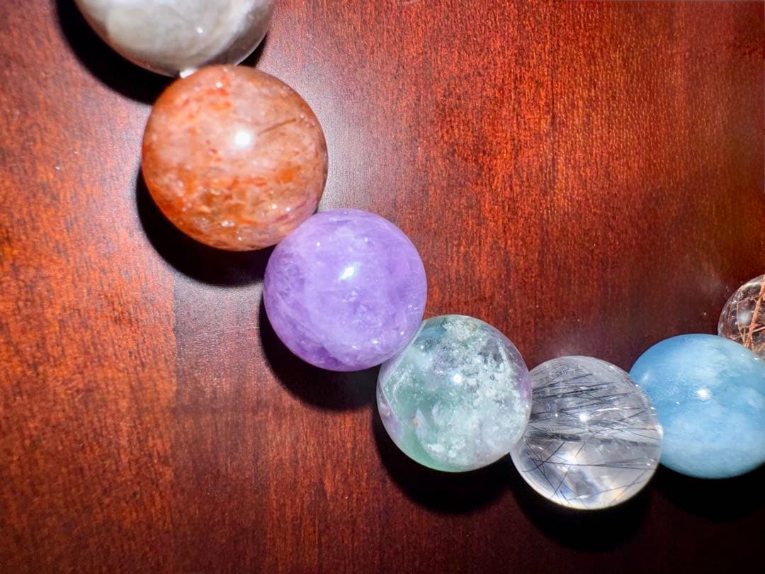 天然石多宝ブレスレット　内径16cm