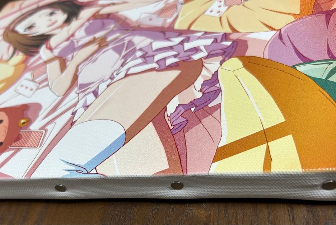 物語シリーズ　千石撫子　キャンバスパネル 横 22cm × 縦 27.3cm