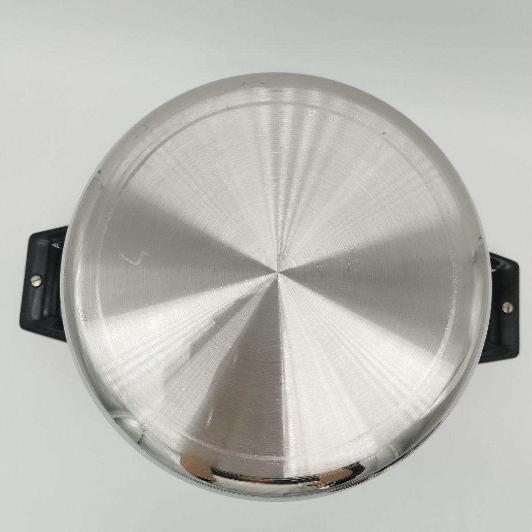 【美品】タッパーウェア　レインボウクッカー　21cm寸胴鍋　両手鍋　IH対応