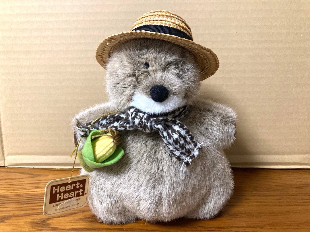 新品 80年代 ビンテージ ナカジマ アンクル・モグ モグラ ぬいぐるみ 当時物