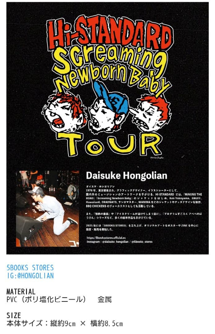 【ハイスタンダード】Hi-STANDARD 灰皿 キャップ等ツアーグッズセット