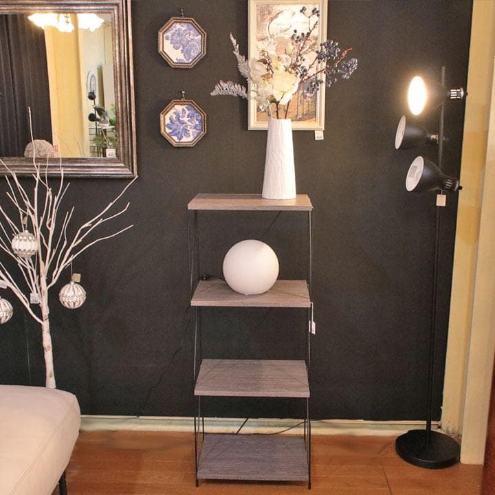 ワイヤーラック 4段ラック モダン メタルラック 棚 246-352