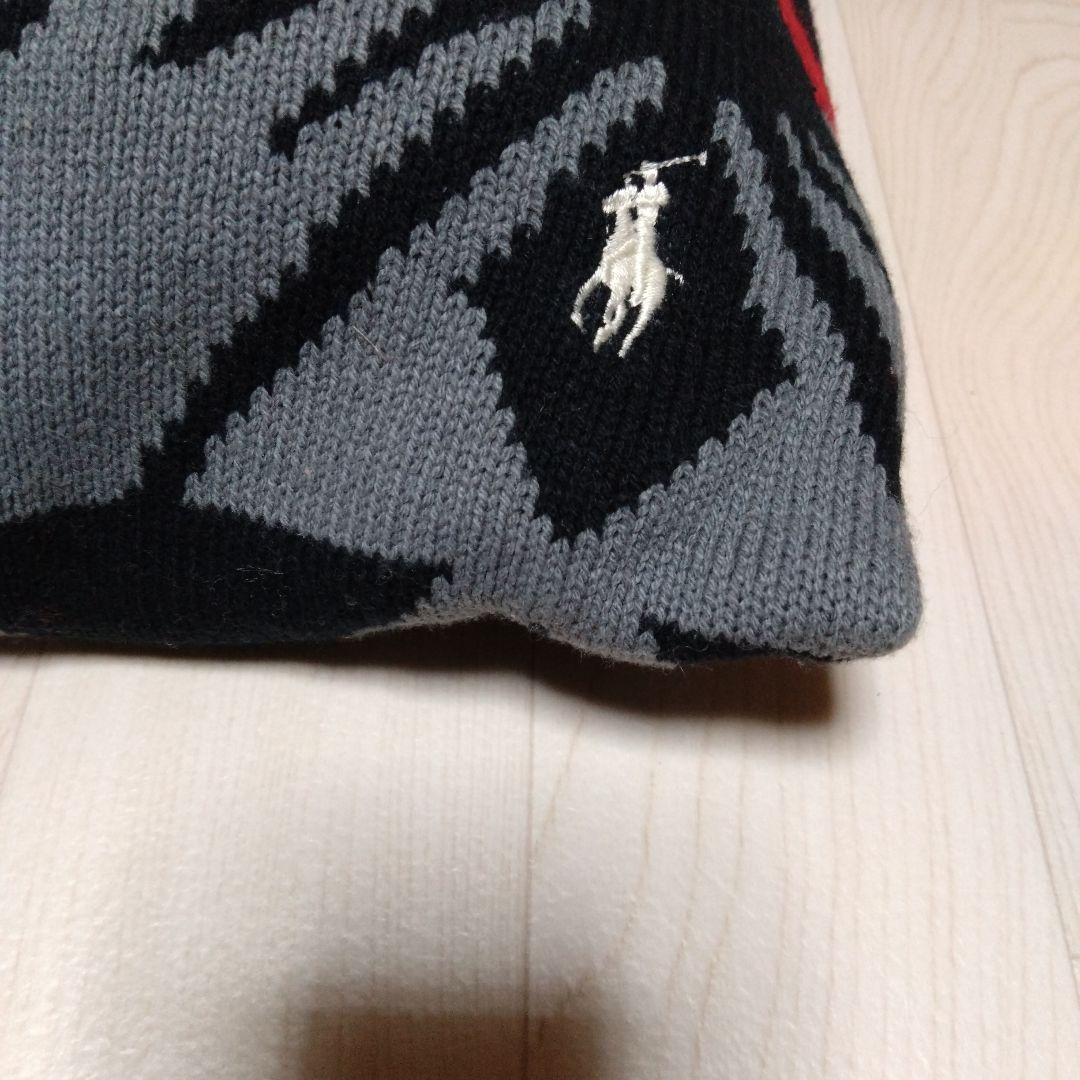 RALPH LAUREN インディアンジオメトリック クッション ひざ掛け