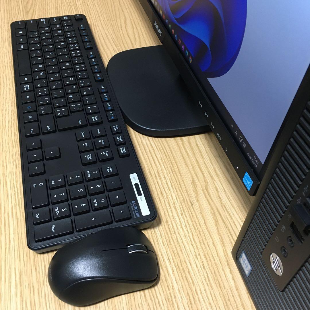 HP Win11 快速i3 8Gメモリ 快適SSD&HDD 23.8’モニター