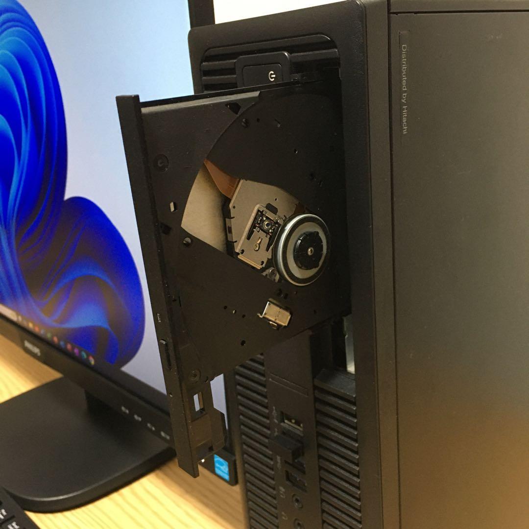 HP Win11 快速i3 8Gメモリ 快適SSD&HDD 23.8’モニター