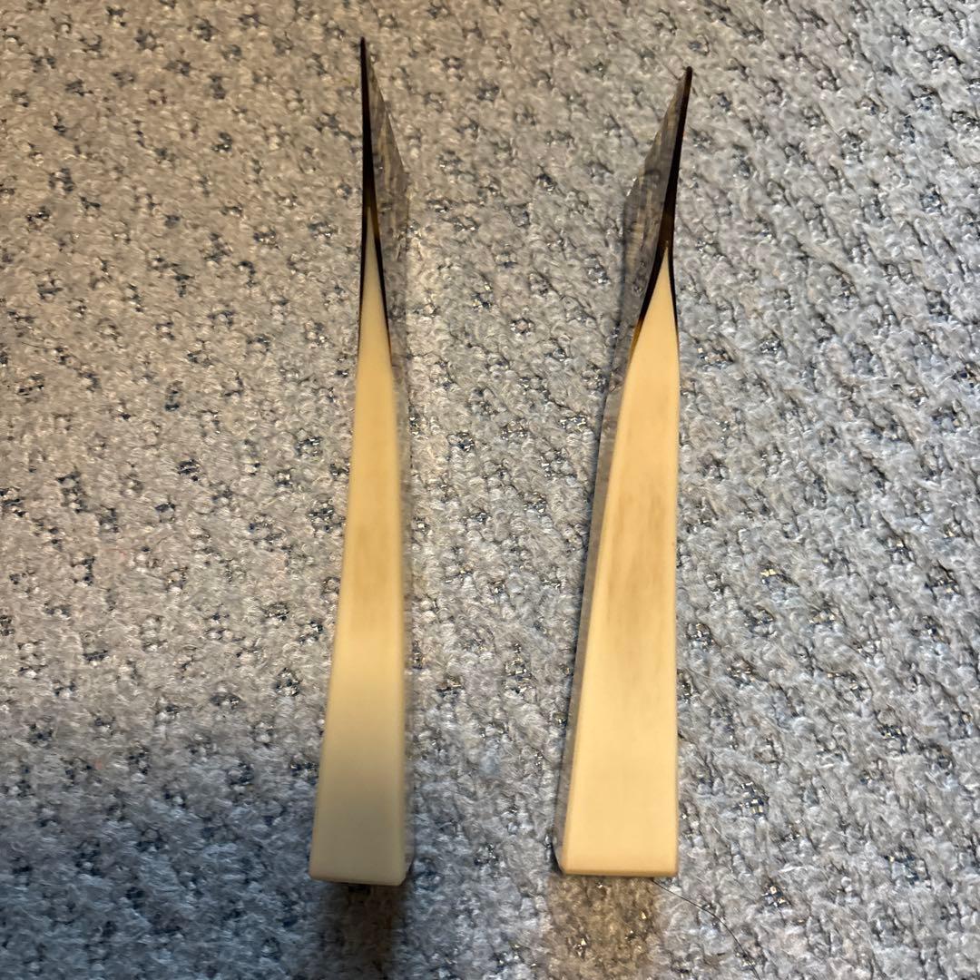 津軽三味線バチ ２本セット天然素材 ケース付き