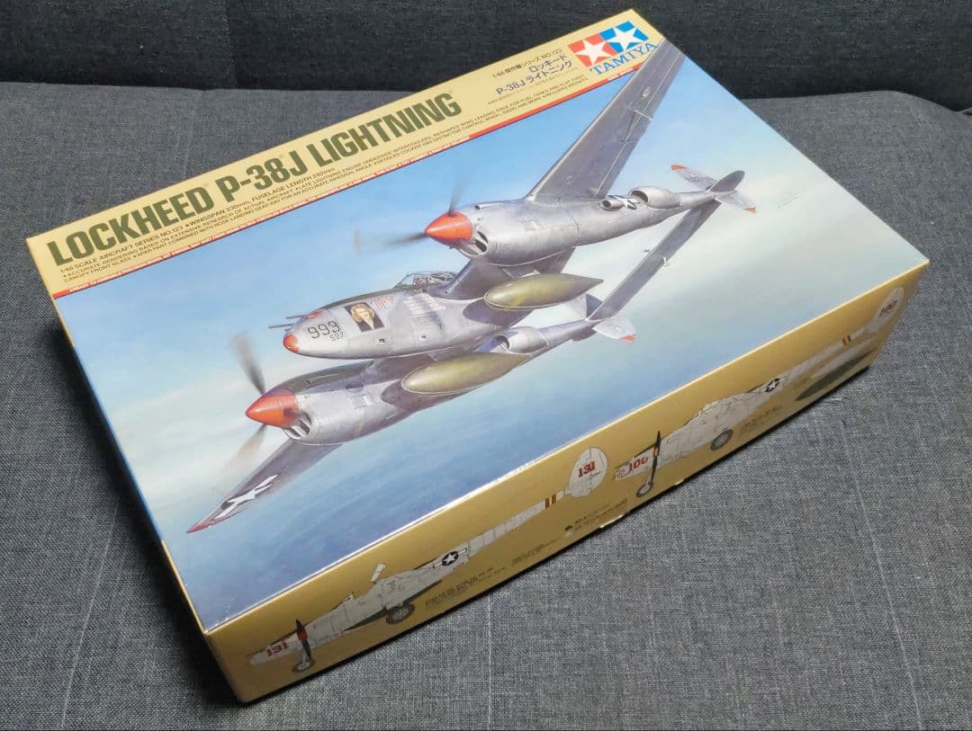 タミヤ 1/48 傑作機シリーズ 飛燕 P-47D P-38J 3機セット