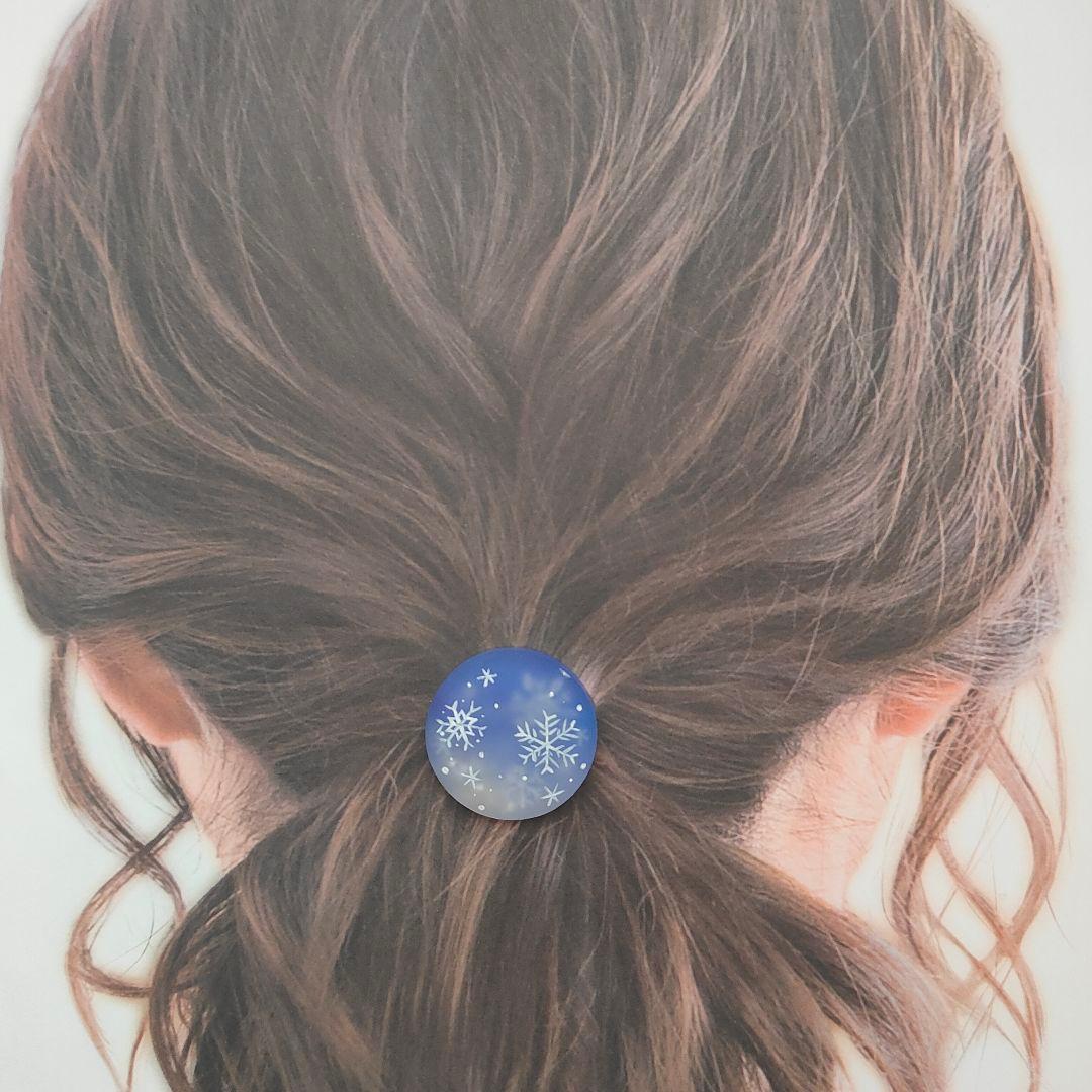 【949】ハンドメイド　レジン　ヘアゴム　ポニーフック