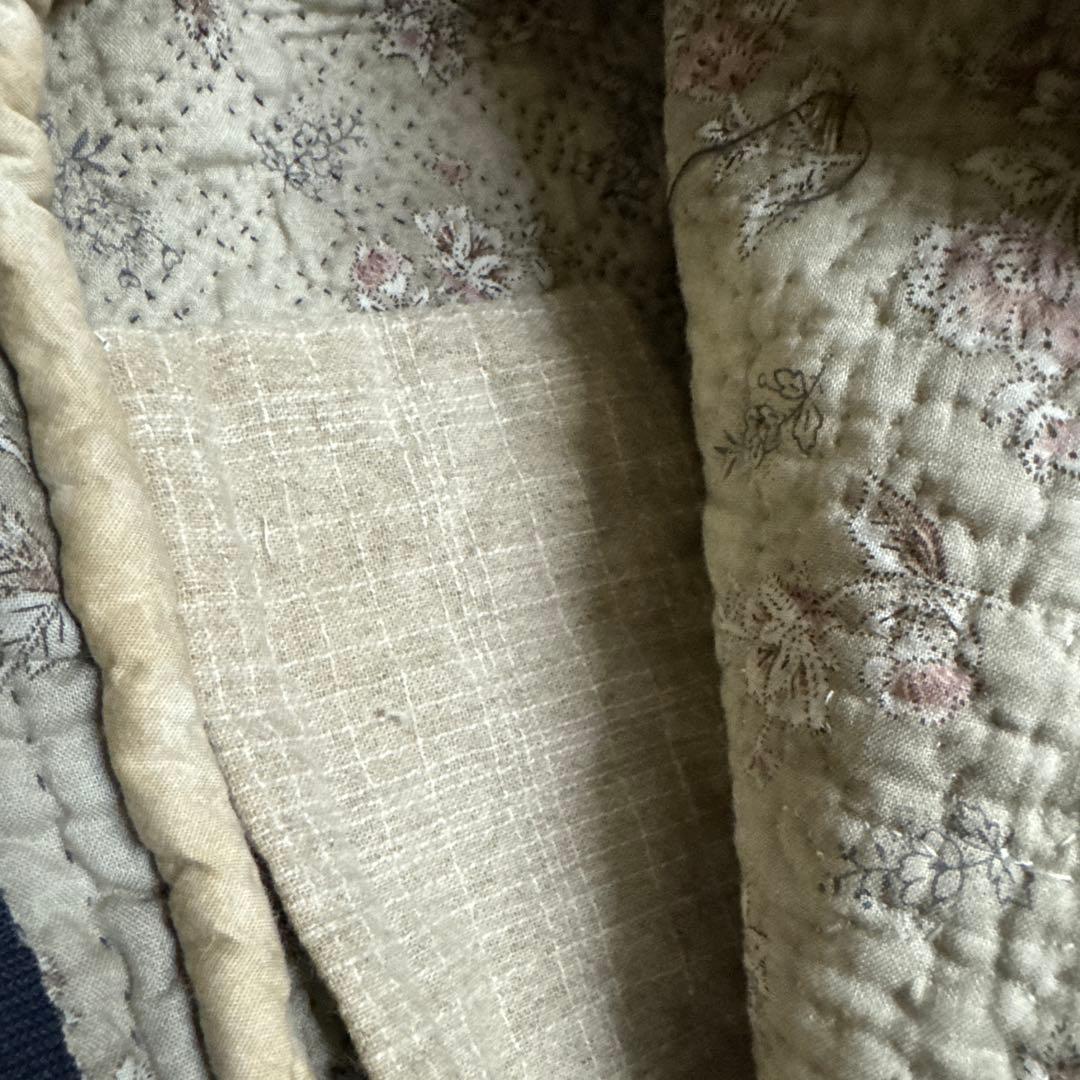 ハンドメイド パッチワーク トートバッグ 手縫い