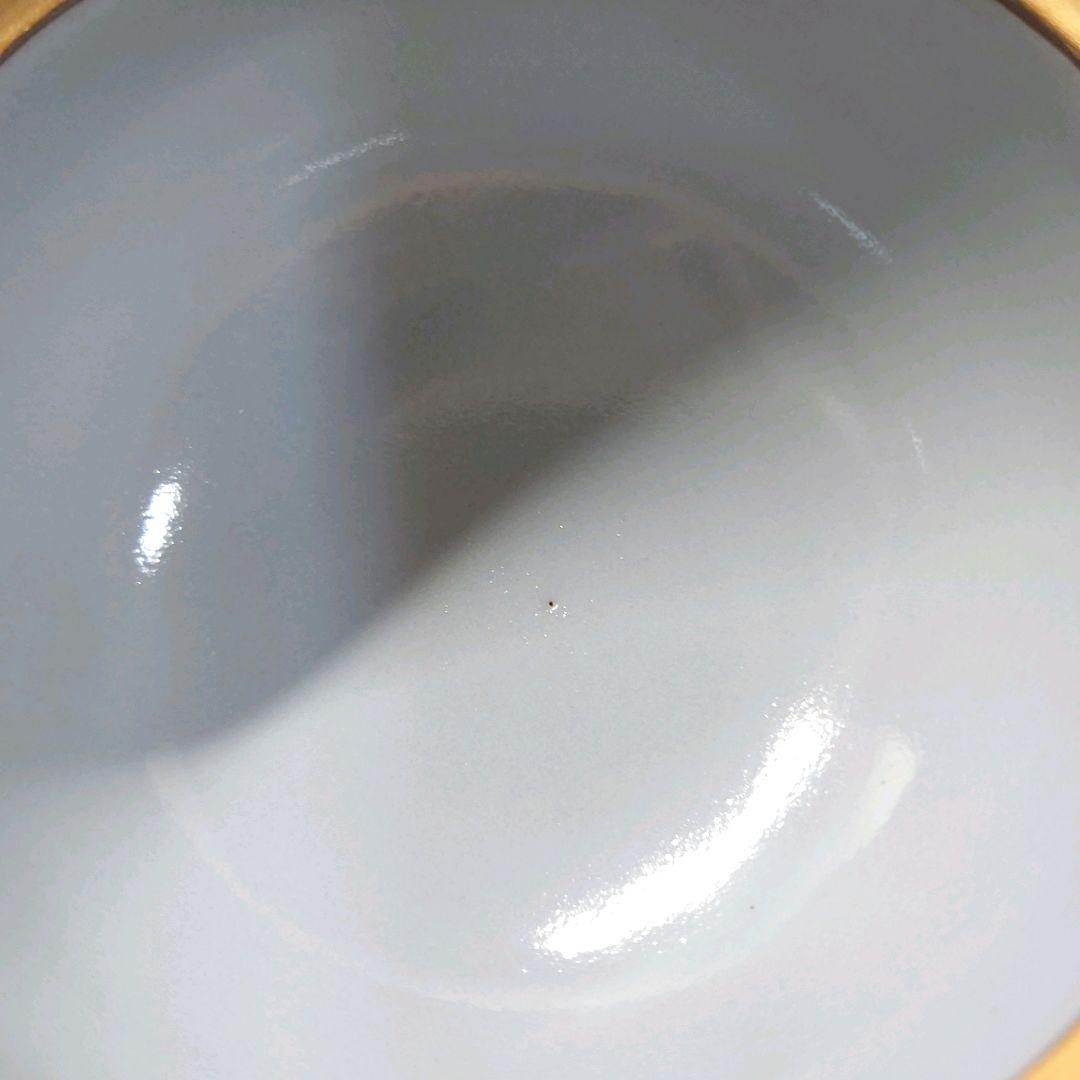 陶悦窯　悦山　金塗り　蓋碗　5客