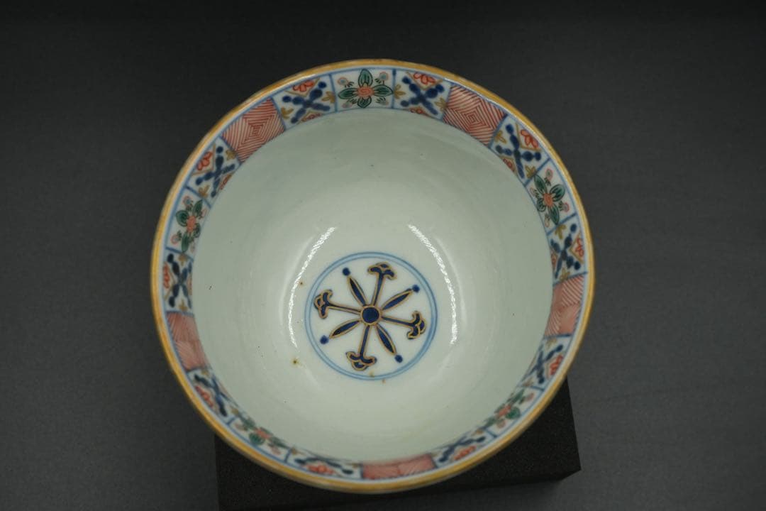 【完品】古伊万里 幾何学模様 そば猪口 向付 幕末