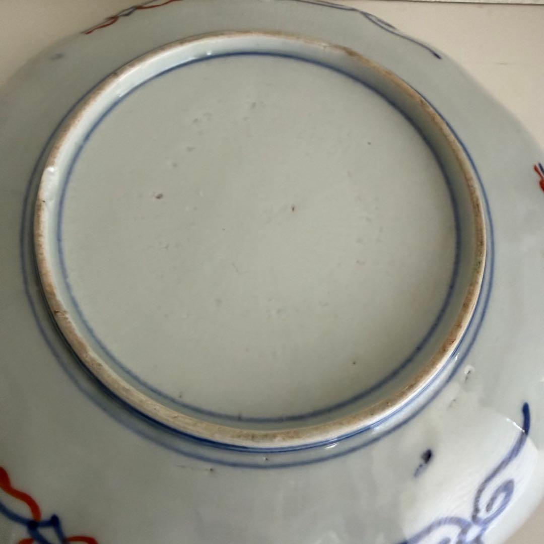 【D】伊万里様式 色絵 金彩 七寸皿 宝尽くし 輪花 1枚Imari Plate