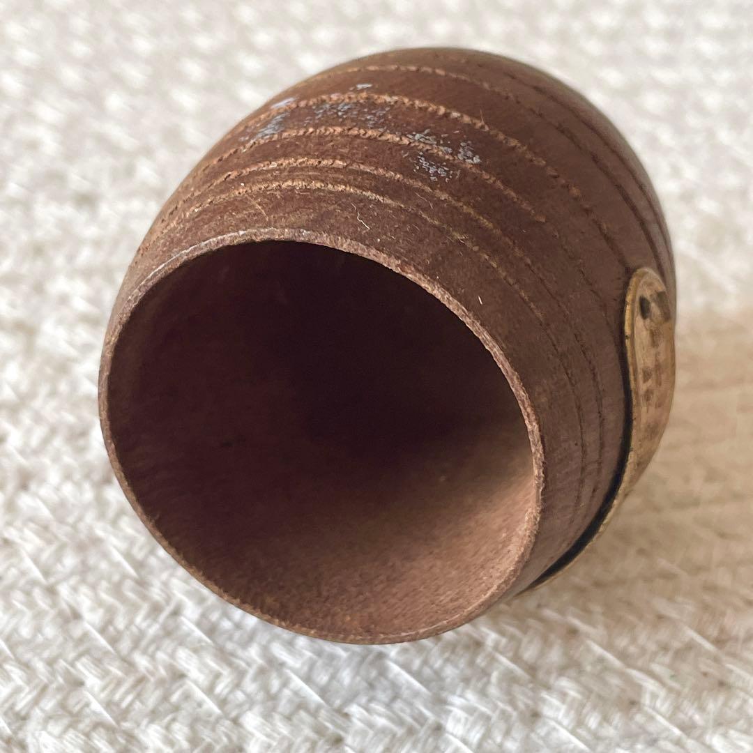 イギリス海軍 戦艦 ウォースパイト ガンジス 他 楊枝入れ 小物入れ チーク