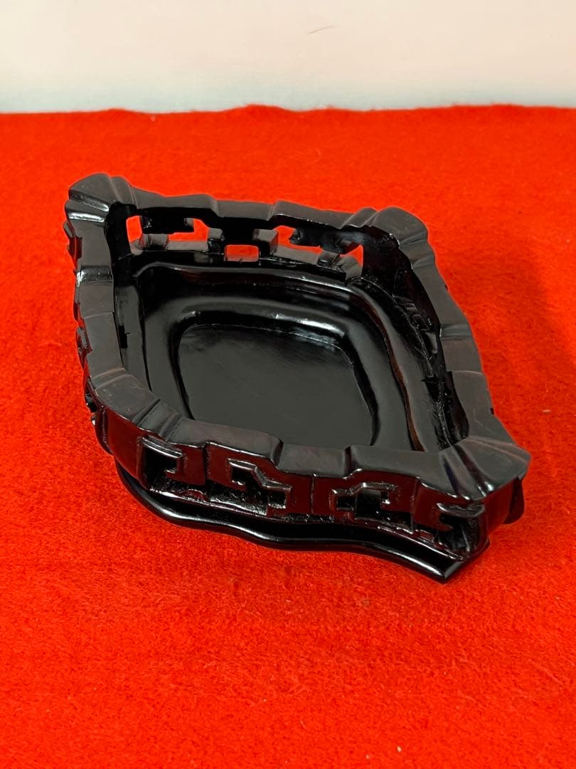 極上 清時代　天然玉香炉　精巧な彫刻　紫檀台 BL1--3