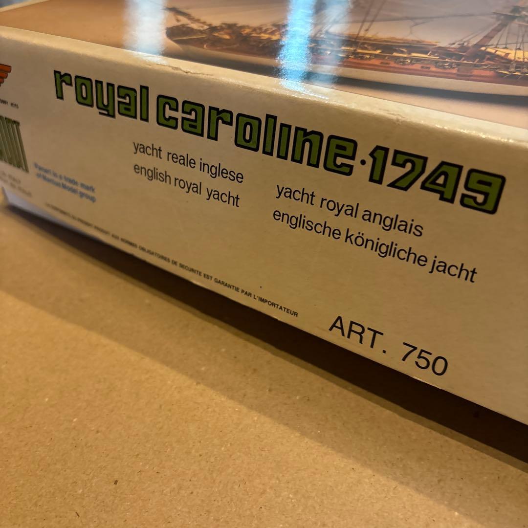 マンチュア社 ロイヤルキャロライン 帆船模型 未組立