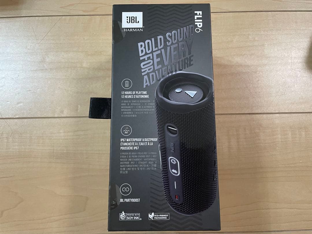 【新品】JBL FLIP6 BLK ブラック　Bluetooth スピーカー