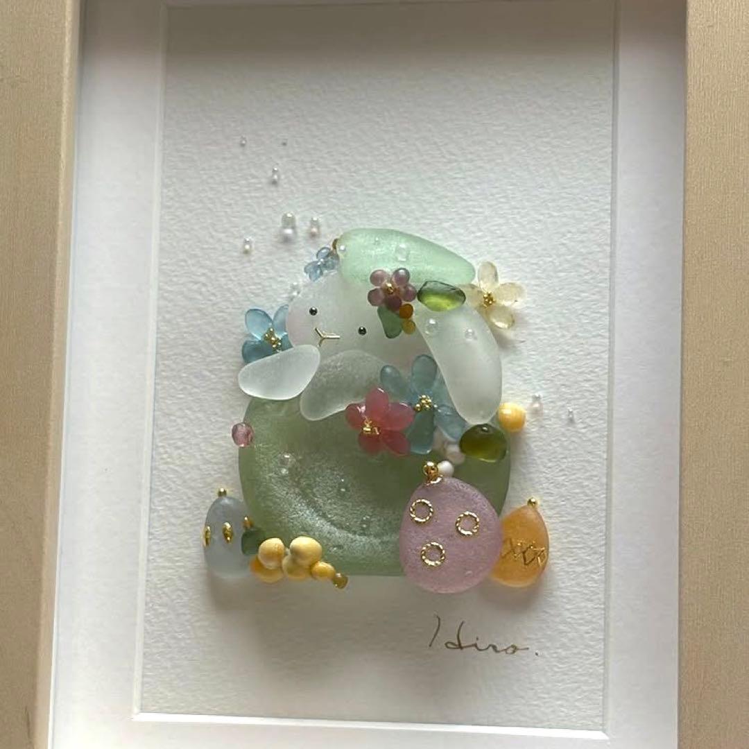 専用♡ウサギのガラスアート