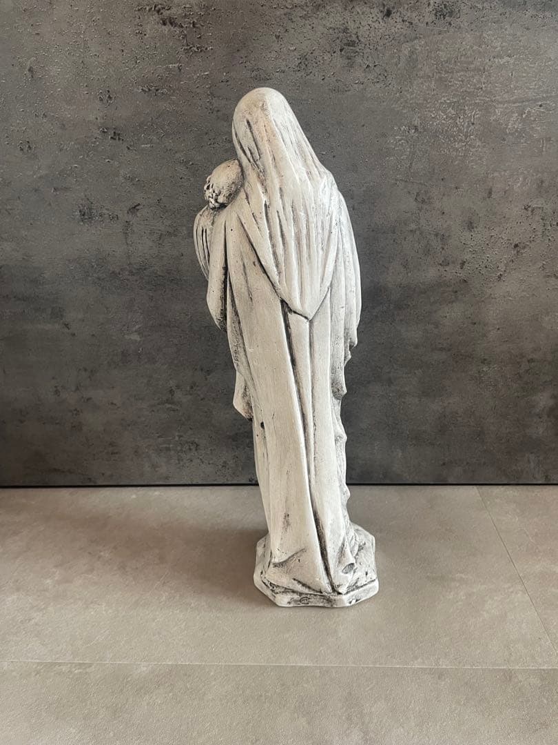 聖母マリア像 石膏製 40cm