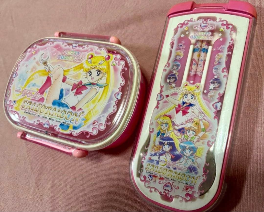 激レア 年代物 お弁当箱 カトラリー set