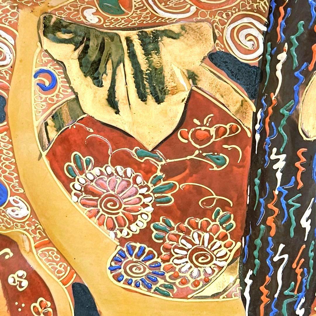 美品‼️九谷焼（くたにやき）の大型「布袋尊（ほていそん）」置物