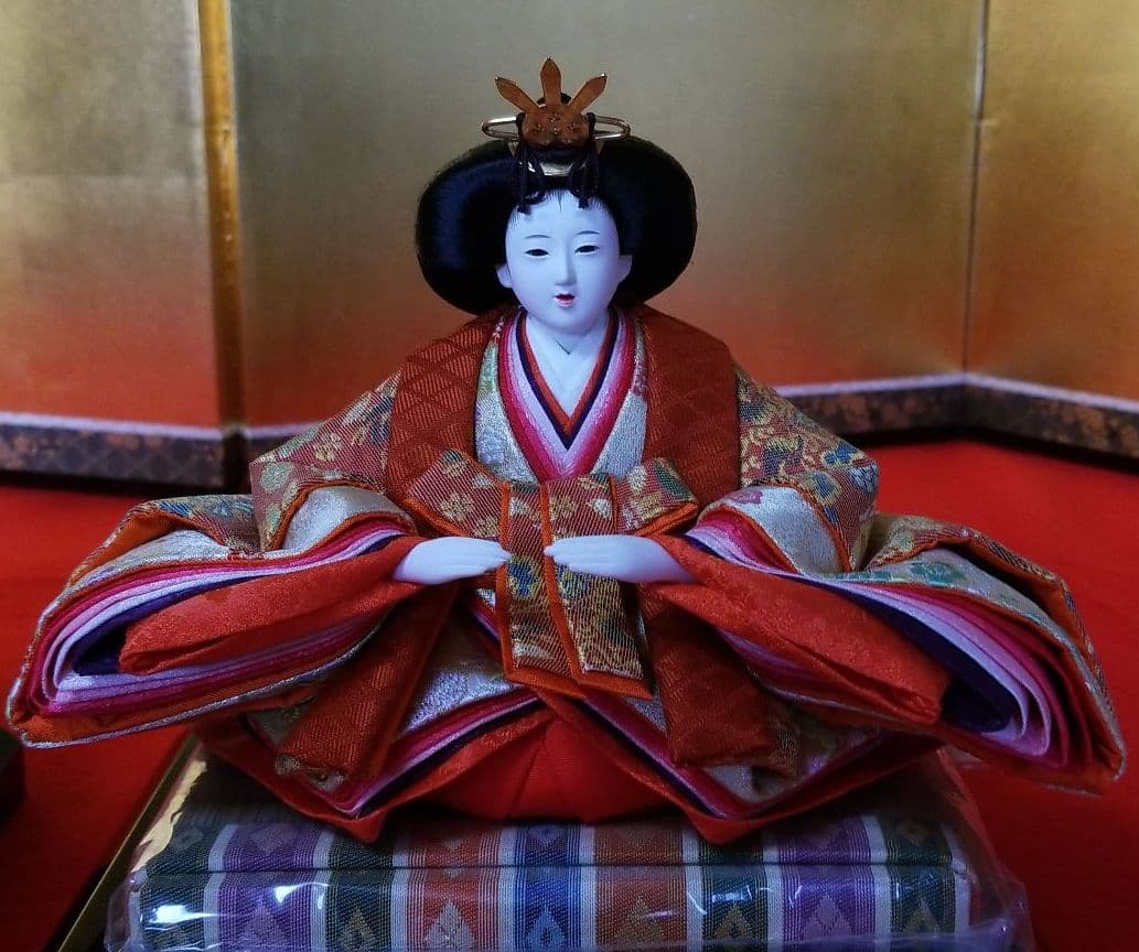 雛人形　親王飾り　黄櫨染