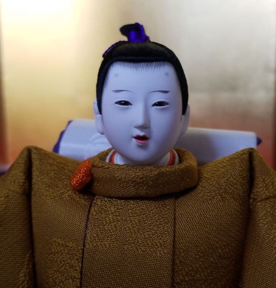 雛人形　親王飾り　黄櫨染