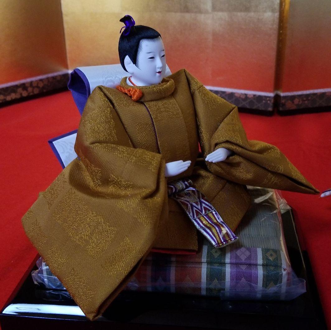 雛人形　親王飾り　黄櫨染