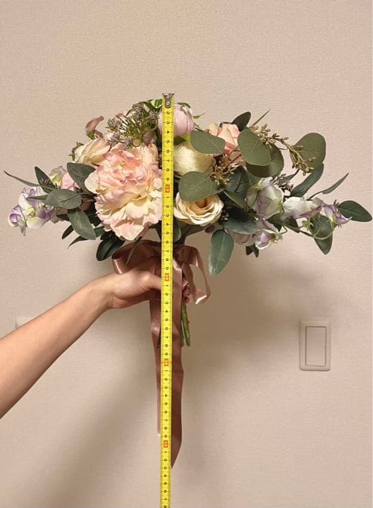【最終値下げ】アーティフィシャルフラワーウェディングブーケ&ブートニア